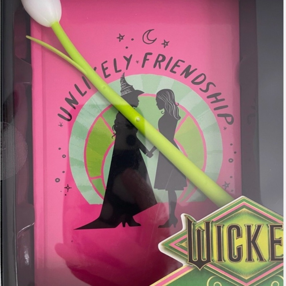 Wicked Journal Set with Color Change Pen, Pink Journal, & Stickers NIB - Picture 7 of 9